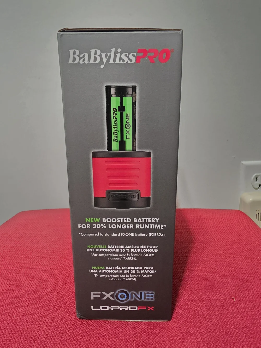 BaByliss FXONE Red Cordless Hair Clipper & Trimmer Set